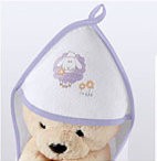 Toalha Capuz felpuda Ovelhinha